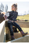 Girls 'Anjelica' Slim Leg Bootcut Jeans