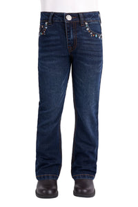 Girls 'Blossom' Bootcut Jeans