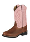 'Cassidy' Youth Western Boot - Pink