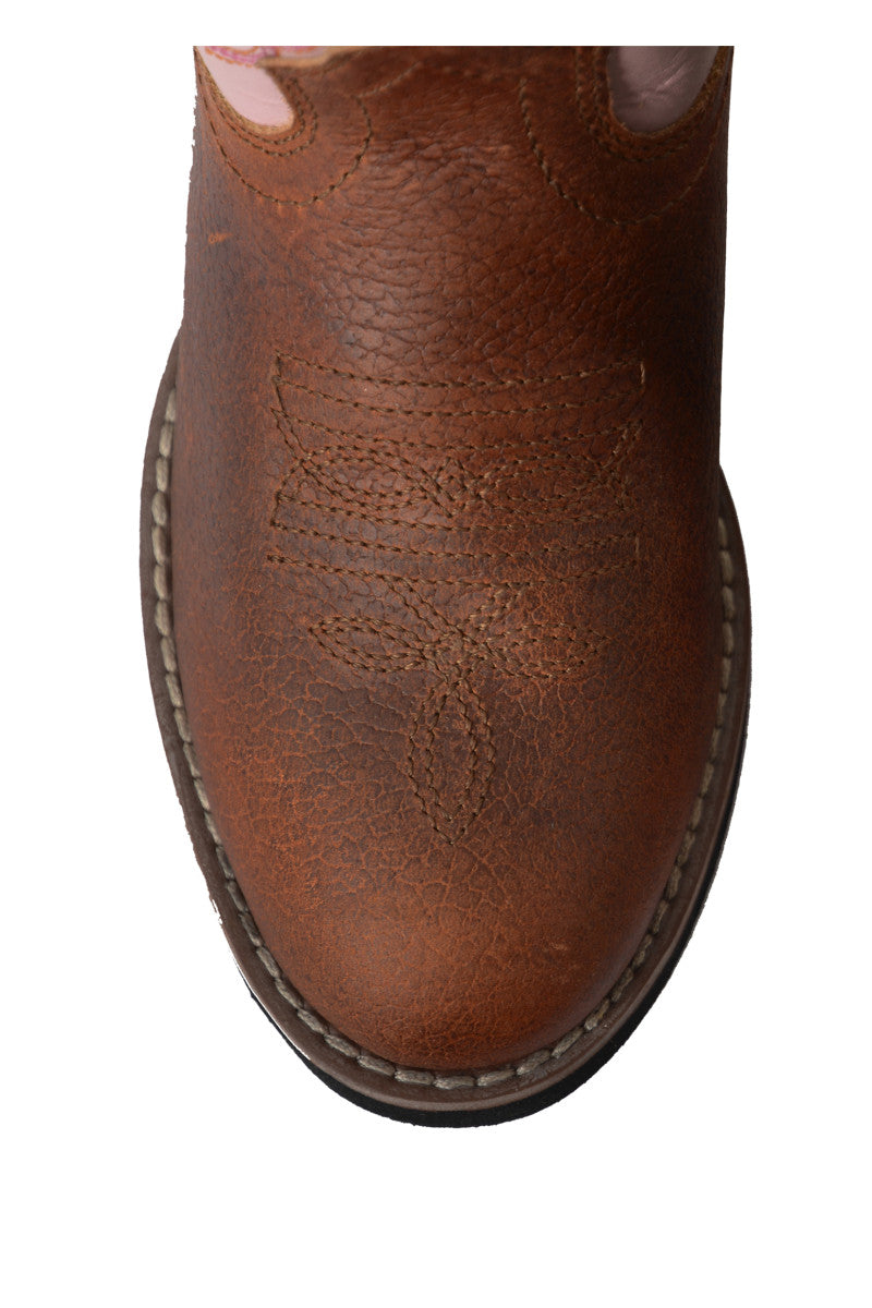'Cassidy' Youth Western Boot - Pink