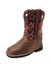 'Levi' Toddler Western Boot - Barn Red