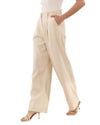 'Laura' Linen Pants - Cream