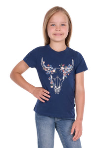 'Bindi' Short Sleeve Tee - Navy