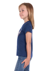 'Bindi' Short Sleeve Tee - Navy