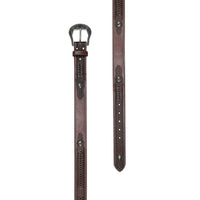 'Rylan' Mens Belt - Dark Tan