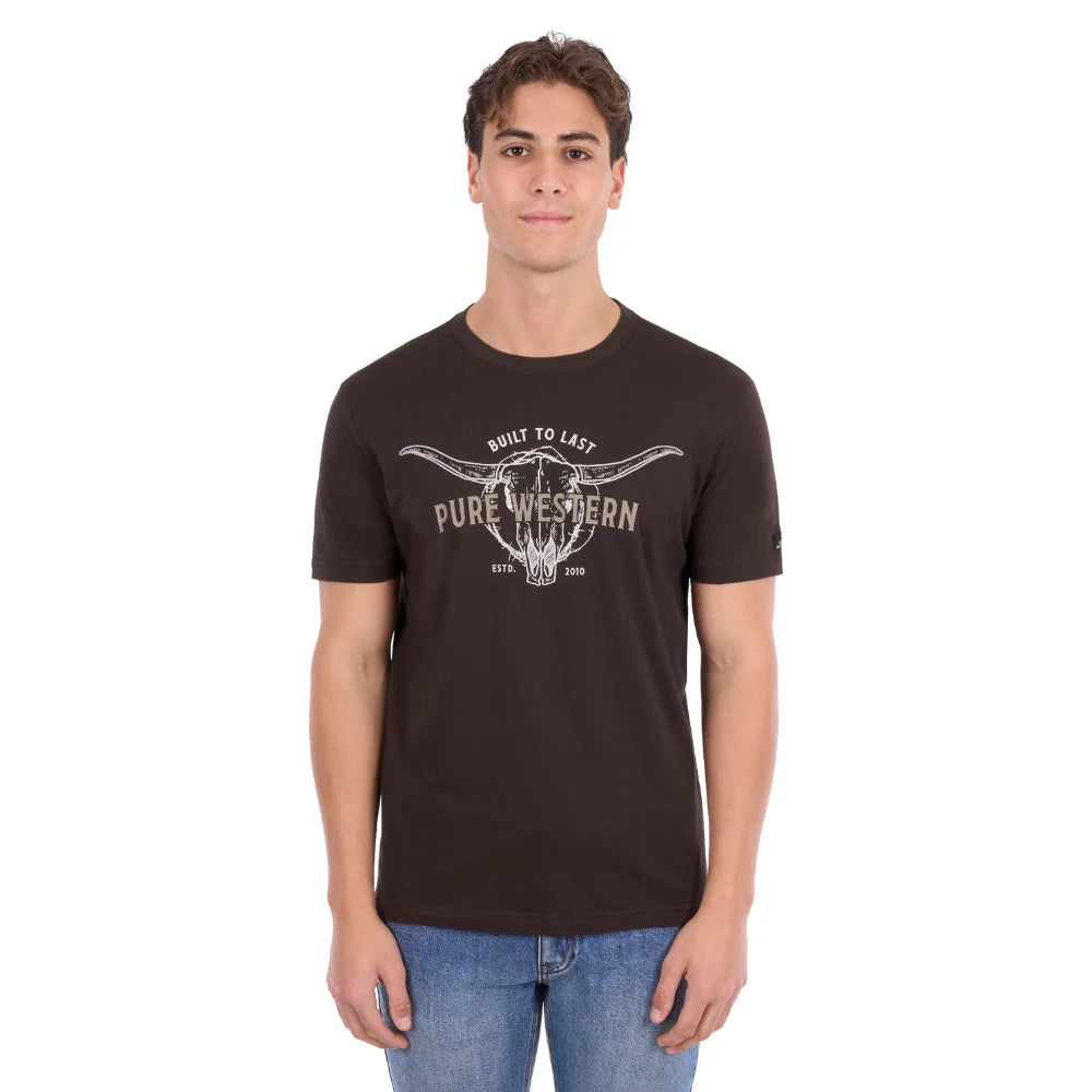 'Tony' Short Sleeve Tee - Choc