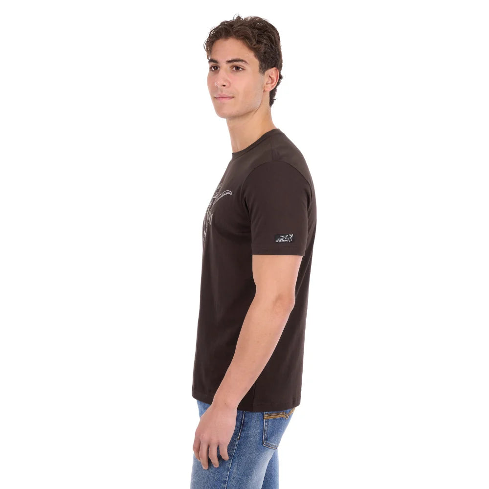 'Tony' Short Sleeve Tee - Choc