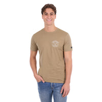 'Walker' Short Sleeve Tee - Sand