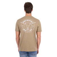'Walker' Short Sleeve Tee - Sand