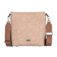 Pure Western Embroidery Crossbody Bag - Natural