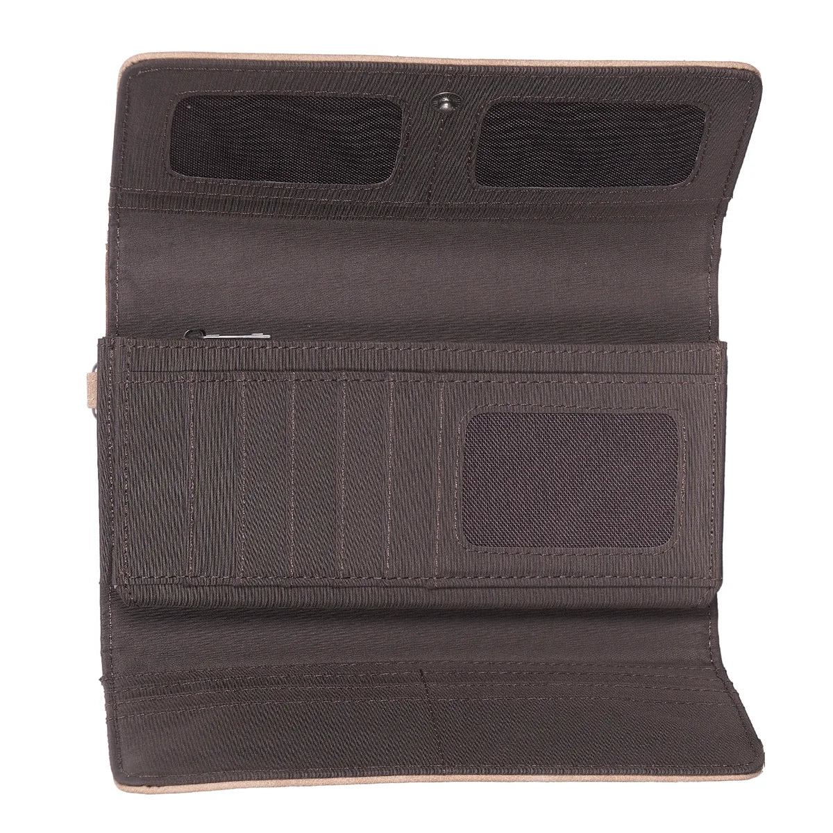 Pure Western Embroidery Wallet - Natural