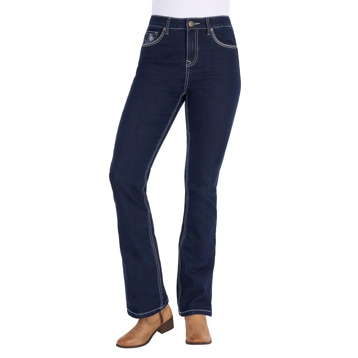 'Daph' High Rise Bootcut Jeans