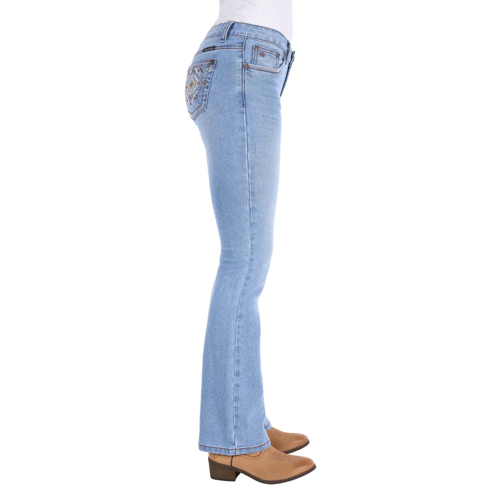 'Juniper' Mid Rise Bootcut Jeans