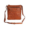 Leather Crossbody Shoulder Bag - Cognac