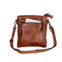 Leather Shoulder Bag - Cognac