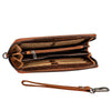 Ladies Leather Wallet - Brown