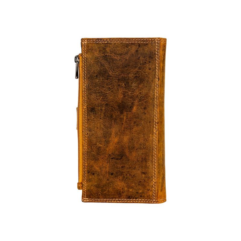 Ladies Leather Wallet - Camel
