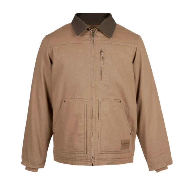 Hard Slog Men's Canvas Jacket - Mushroom