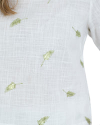 'Jenny' Linen Pant Set - White