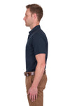 ‘Roger' Shortsleeve Linen Shirt - Navy