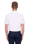 'Christopher' Shortsleeve Linen Shirt - White