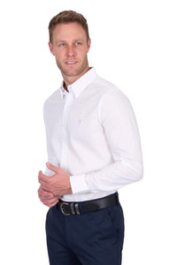 'Christopher' Longsleeve Linen Shirt - White