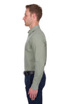 'Christopher' Longsleeve Linen Shirt - Sage