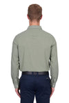 'Christopher' Longsleeve Linen Shirt - Sage