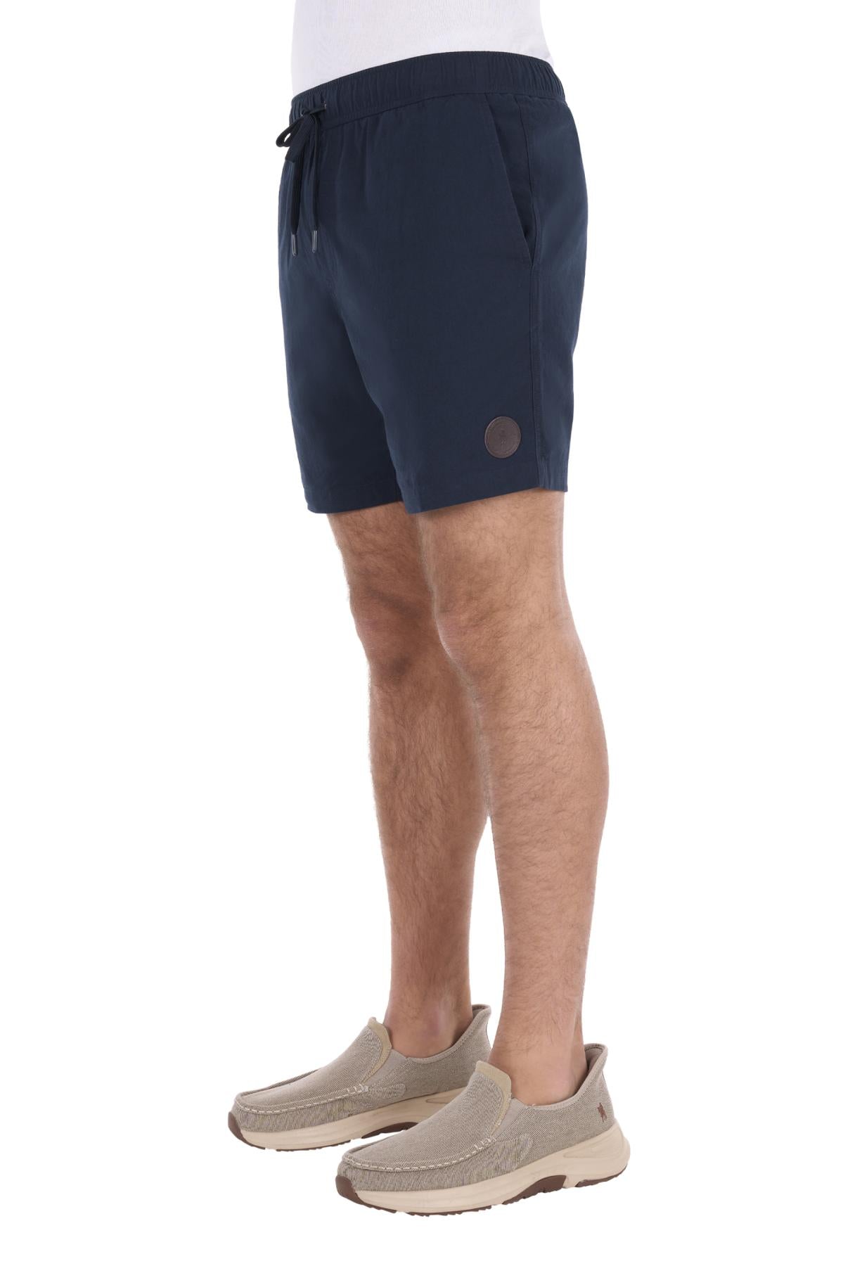 'Jaxon' Linen Shorts - Navy