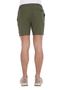 'Jaxon' Linen Shorts - Olive