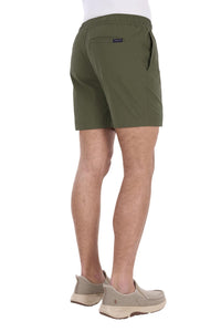 'Jaxon' Linen Shorts - Olive