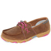 Cellstretch Elastic Tie Slip On Mocs - Pink Ribbon