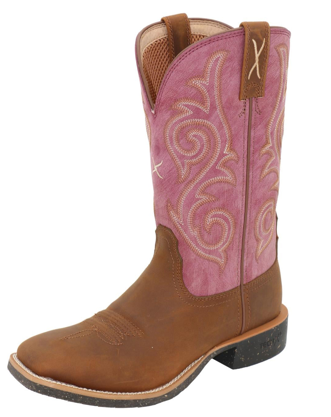 Womens 11" Tech X2 Boot - Brown/Dusty Pink