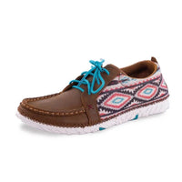 [SALE] Womens Zero-X Moc Toe Lace Up Sneaker - Aztec