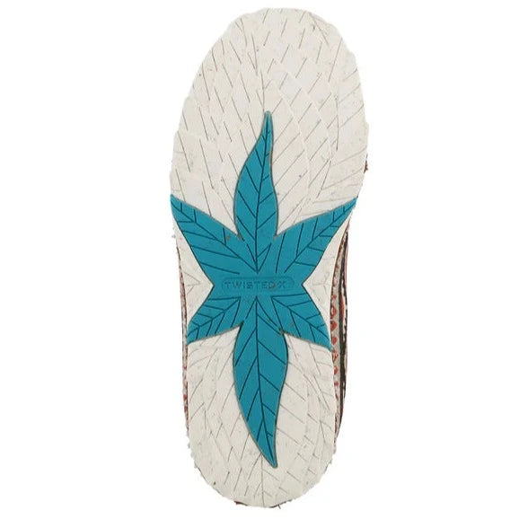 [SALE] Womens Zero-X Moc Toe Lace Up Sneaker - Aztec