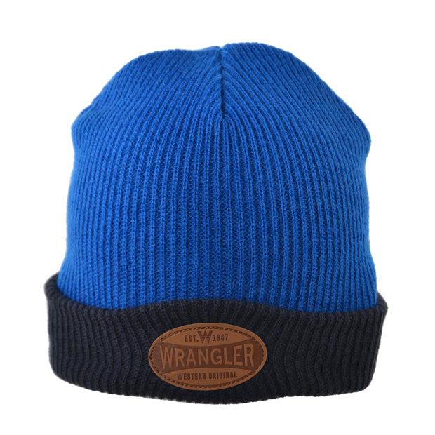 Wrangler Mens Billy Beanie - Royal Blue