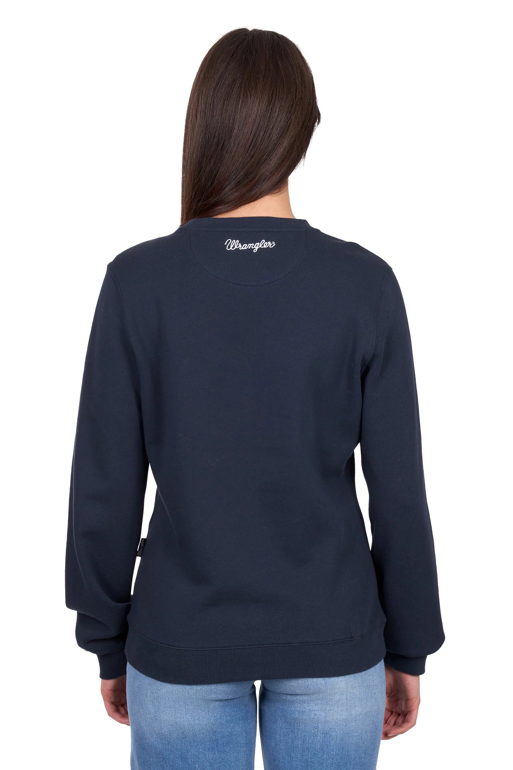 'Bella' Crew Neck Jumper - Navy