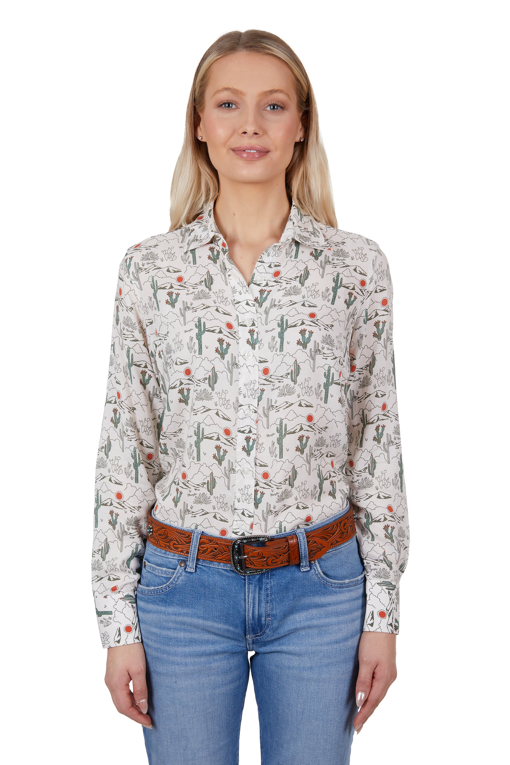 'Sadie' Western Long Sleeve Shirt