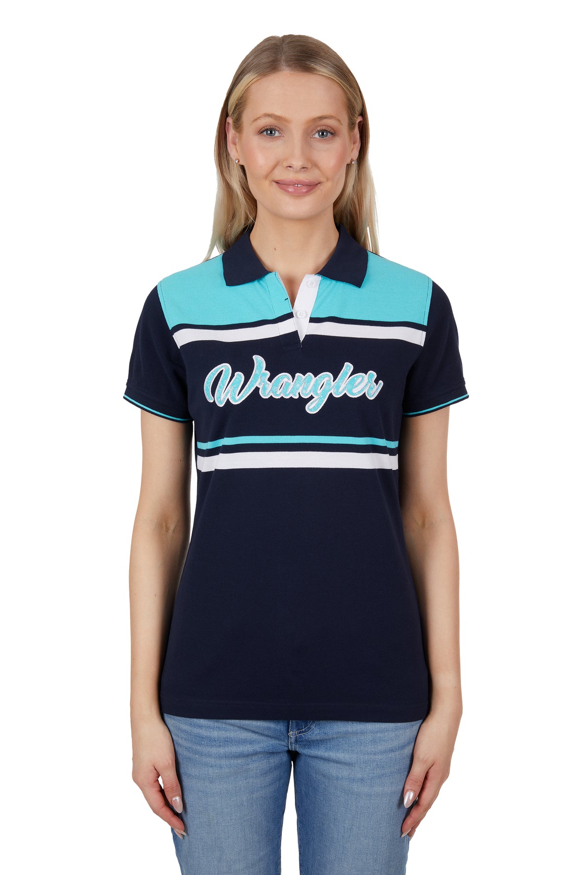 'Lucy' Short Sleeve Polo Shirt