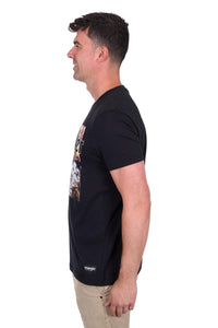 'Luis' Short Sleeve Tee - Black