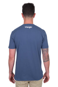 'Michael' Short Sleeve Tee - Denim Blue