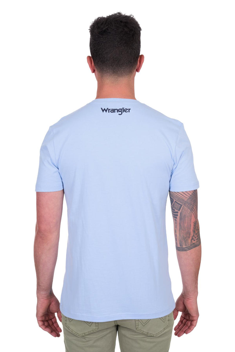 'Roy' Short Sleeve Tee - Light Blue
