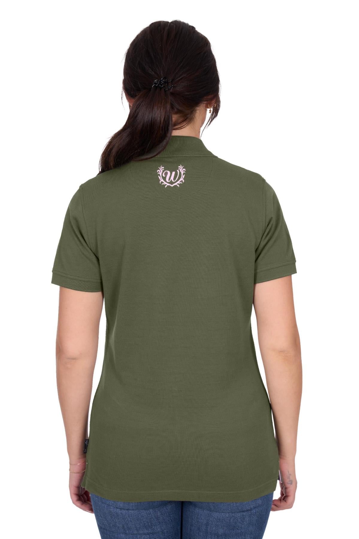 'Hallie' Short Sleeve Polo Shirt