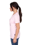 'Tahlia' Short Sleeve Tee - Blush