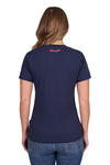 'Lottie' Short Sleeve Tee - Navy