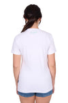'Helena' Short Sleeve Tee - White