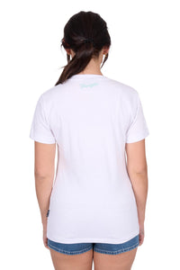 'Helena' Short Sleeve Tee - White