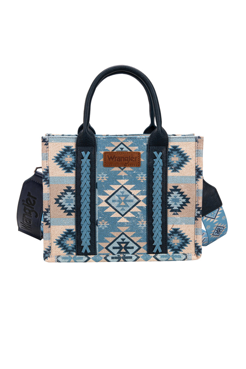Wrangler 'Macy' Aztec Crossbody Bag - Blue