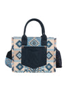 Wrangler 'Macy' Aztec Crossbody Bag - Blue