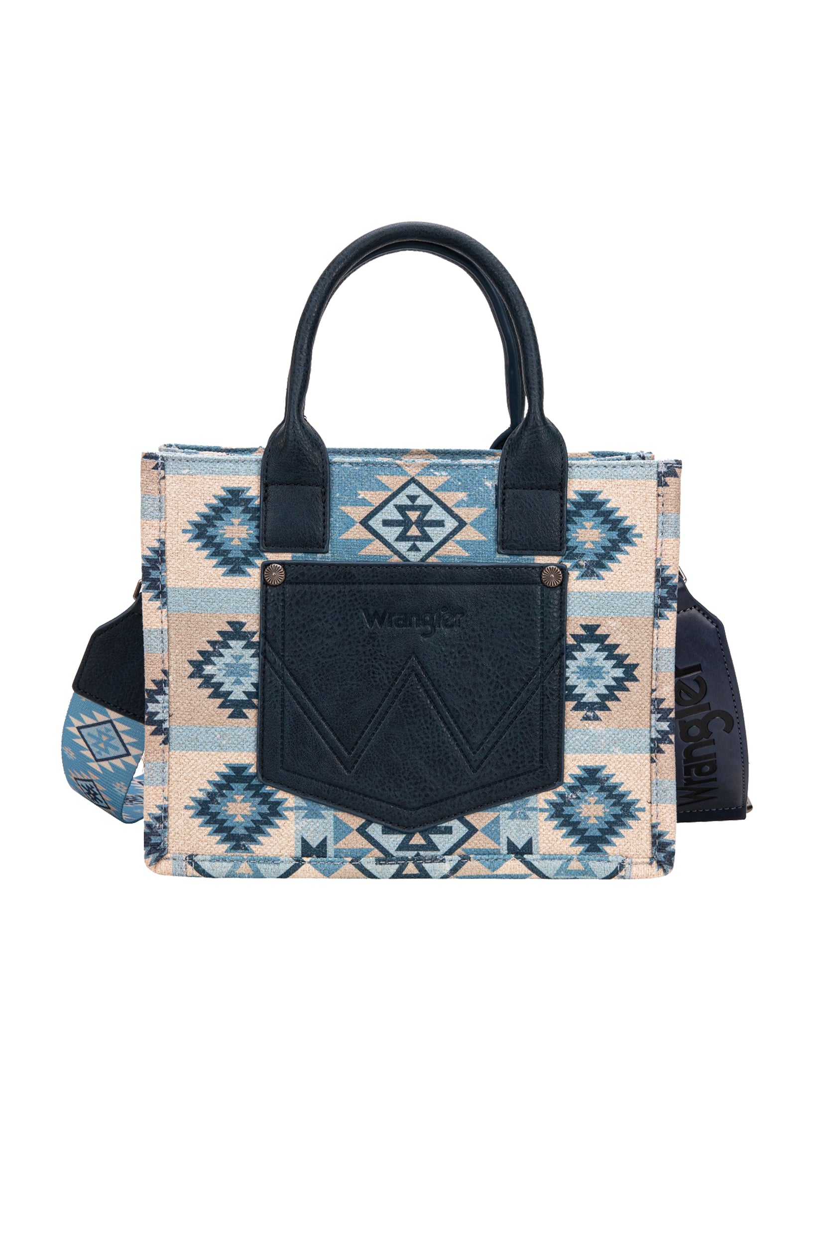 Wrangler 'Macy' Aztec Crossbody Bag - Blue